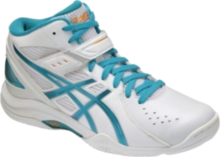 【ASICS/アシックス】 LADY GELFAIRY6 ホワイトxターコイズ レディース アシックス